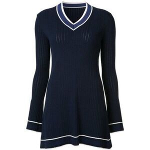 Misha Nonoo Navy Alicia Knit Dress Size M